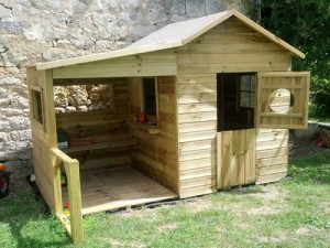 cabane en bois