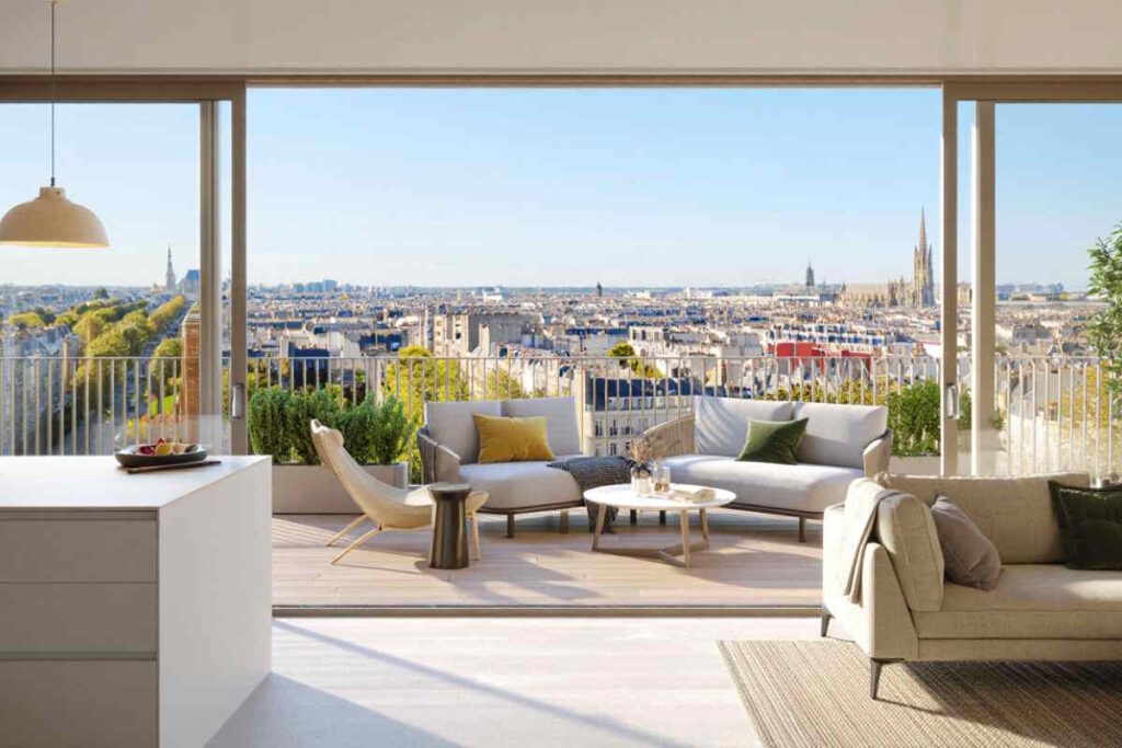 appartement à Bordeaux avec vue urbaine (ou terrasse avec vue)