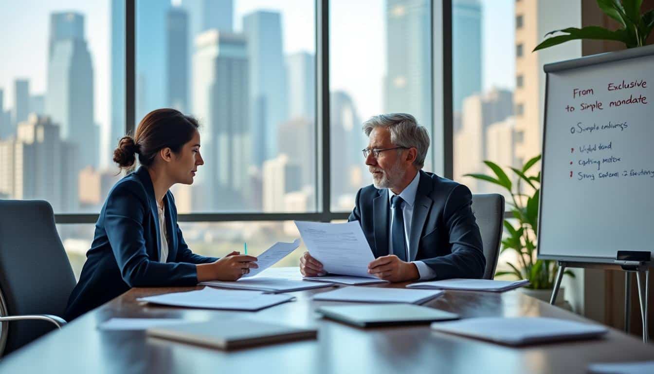 découvrez les étapes essentielles pour transformer un mandat exclusif en mandat simple en immobilier. suivez notre guide pratique pour faciliter la modification et comprendre les démarches à respecter.